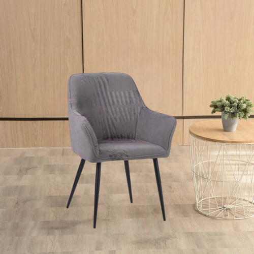 كرسي مفرد رمادي