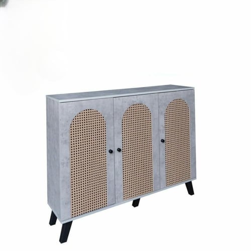 دولاب جزم 3 باب 3 الوان مقاس 120