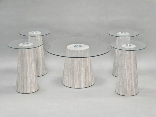 طقم طاولات مجلس 5 قطع