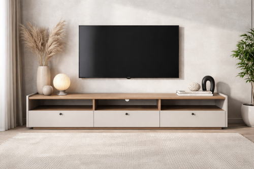 طاولة بلازما 3 ادرج مقاس 180*40*40