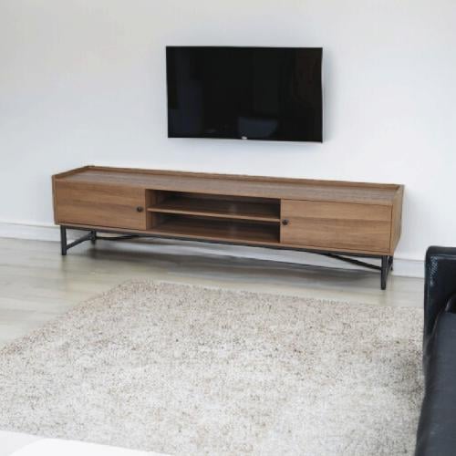 طاولة بلازما لون بني مقاس 160