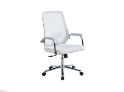 كرسي دوار لون ابيض