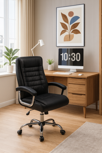 كرسي مكتب دوار جلد