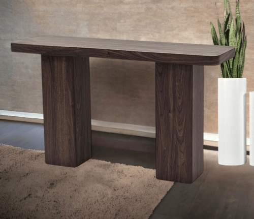 كونسول استقبال خشب