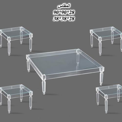 طقم طاولات اكرلك أرضي