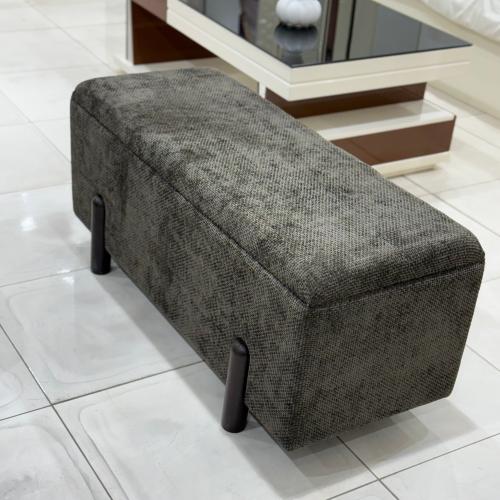 صندوق سجاد مستطيل بني محروق كبير