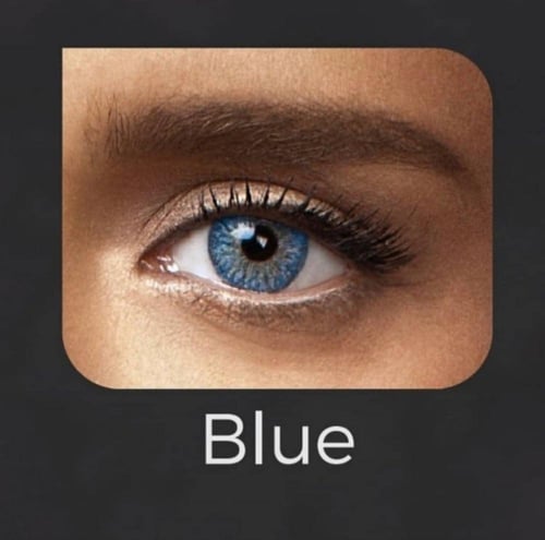 عدسات ملونة كلر فيجن بلو Color Vision Blue Lenses