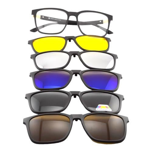 نظارة طبية مع مجموعة عدسات شمسية بلورايز tiwiw