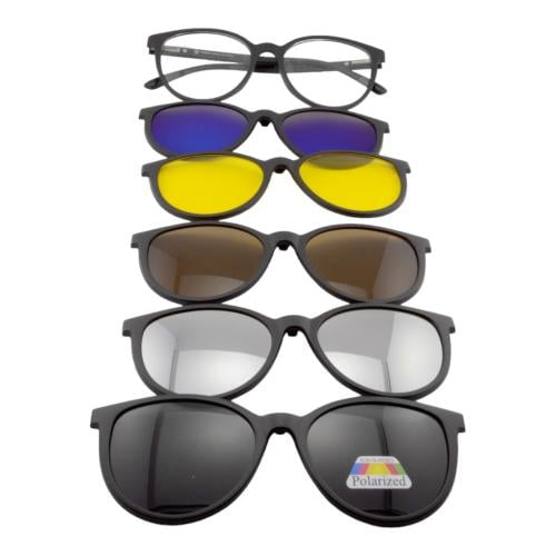 نظارة طبية مع مجموعة عدسات شمسية بلورايز tiwiw