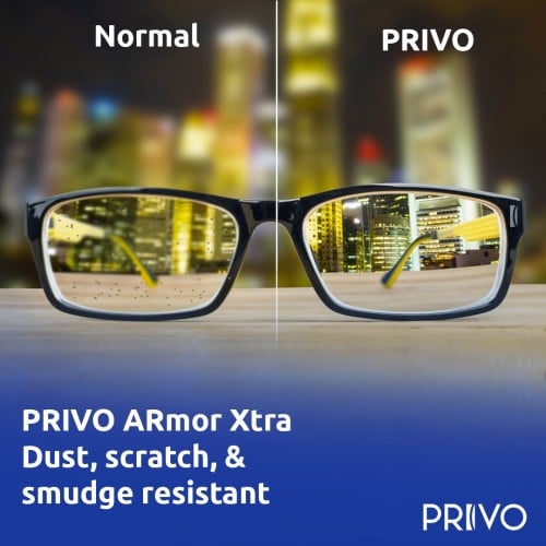 عدسات نظارات PRIVO BLUE CUTبحماية ضد الأشعة الألكت...