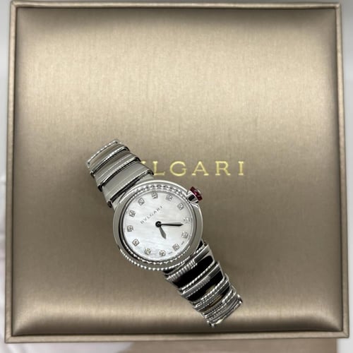 بولغاري لوتشيا مينا صدف الماس نظيفة جدا