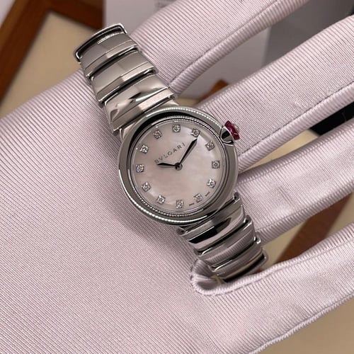 بولغاري لوتشيا مينا صدف الماس نظيفة جدا