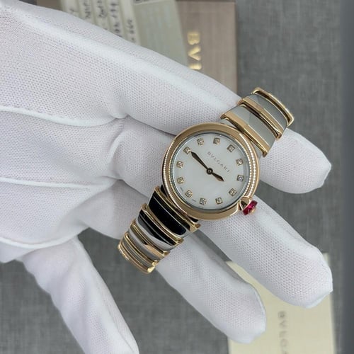 بولغاري لوتشيا نص ذهب مينا صدف الماس