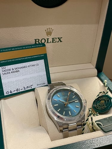 ساعة رولكس ميلغوس