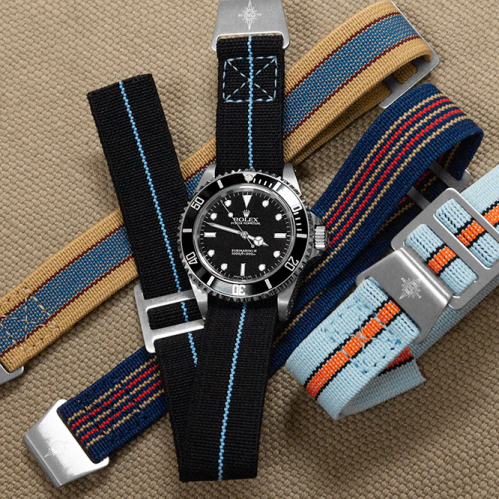 Paratrooper Strap Black and Blue 21mm حزام مميز با...