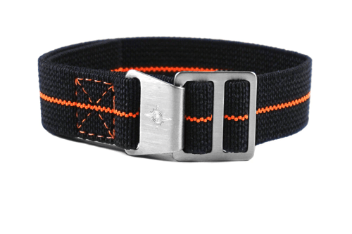 Paratrooper Strap Black and Orange 20mm ستراب مميز...