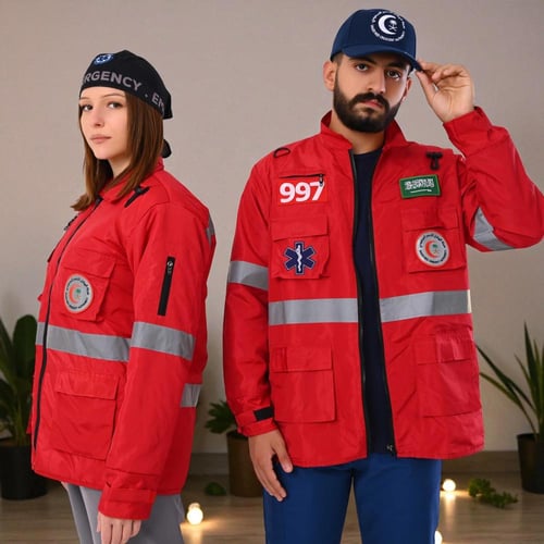 جاكيت مسعف الهلال الاحمر