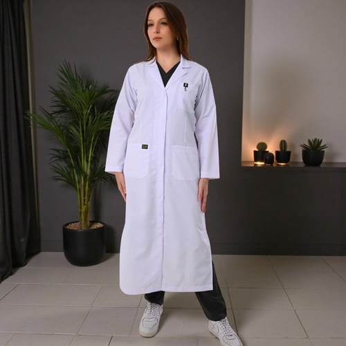 لاب كوت طبي طويل موديل LL