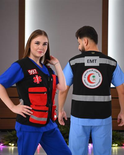 سترة مسعف شبك الهلال الاحمر