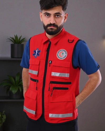 سترة مسعف الهلال الاحمر 25 مطورة