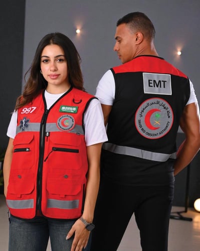 سترة مسعف الهلال الاحمر 26