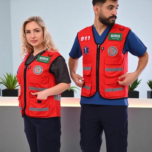 سترة مسعف الهلال الاحمر السعودي SAM