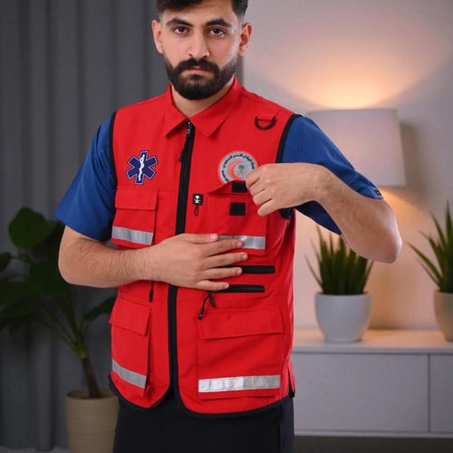 سترة مسعف الهلال الاحمر 25 مطورة