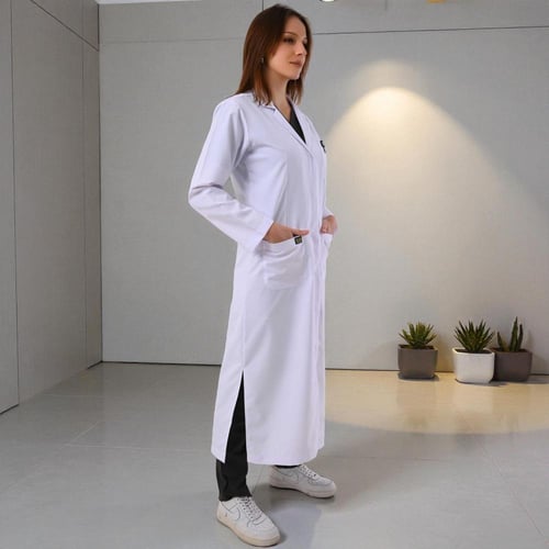 لاب كوت طبي طويل موديل LL