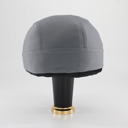 غطاء راس طبي ولراكبي الدراجات رمادي