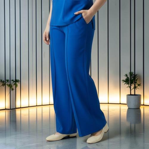 بنطلون طبي موديل Wide Leg