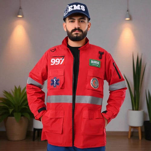 جاكيت مسعف الهلال الاحمر