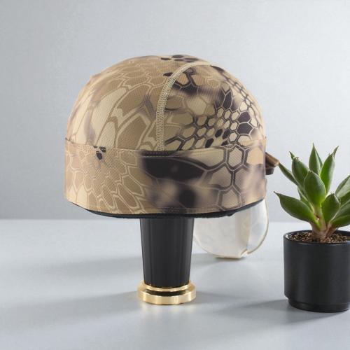 غطاء راس طبي ولراكبي الدراجات مموه بني