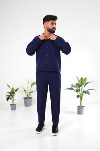 لبس عمال Industrial بنطلون وقميص