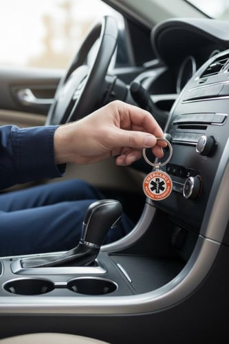 ميدالية مفاتيح مسعف