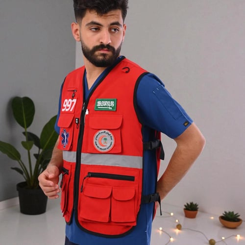 سترة مسعف الهلال الاحمر EMERGENCY