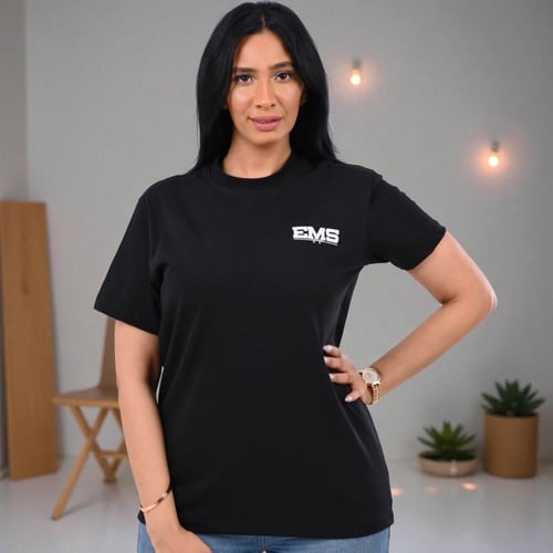 تي شرت مسعف اسود EMS