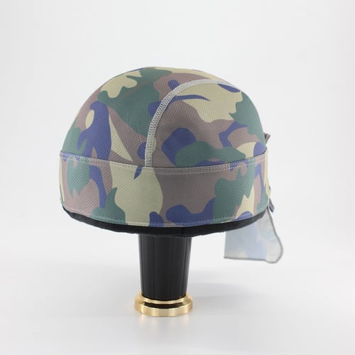 غطاء راس طبي ولراكبي الدراجات مموه اصفر