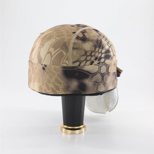 غطاء راس طبي ولراكبي الدراجات مموه بني