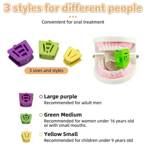 Bite blocks 3 sizes