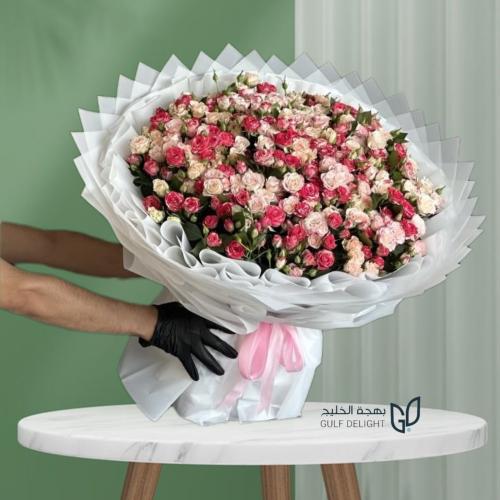 باقة ورد ميكس بيبي روز كبيرة