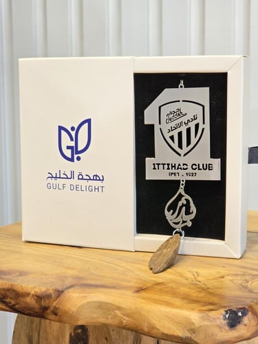 تعليقة سيارة شعار نادي الاتحاد بكسرة عود