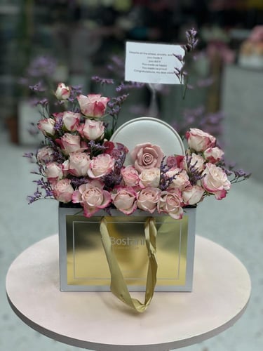 تنسيق تشوكلت بستاني وردة المميز توصيل فوري الرياض