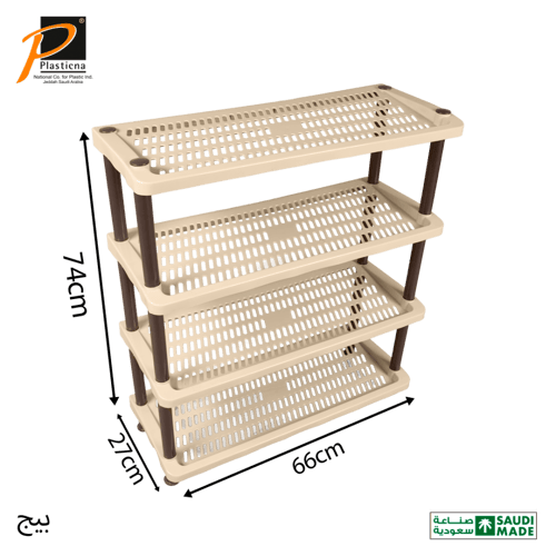 أرفف جزم 4 دور- رقم الموديل(666A)