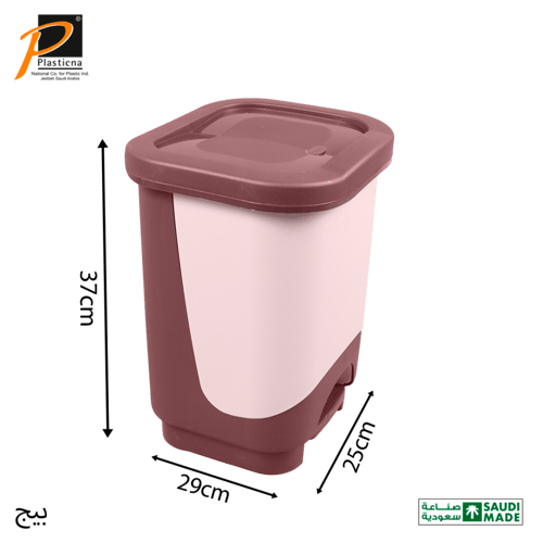 سلة مهملات مع دعسة (15 لتر)- رقم الموديل(415)