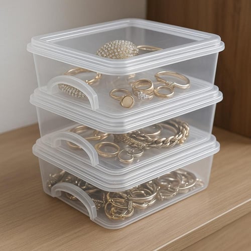 حافظة تخزين متعددة الاستخدام 4 لتر (3 قطع)- رقم ال...