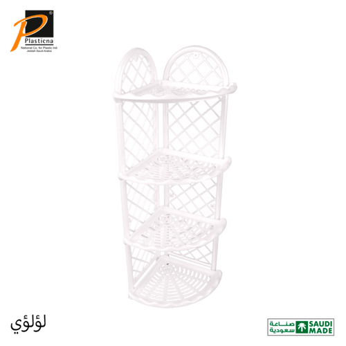 أرفف حمام ركن 4 دور- رقم الموديل(295-4)