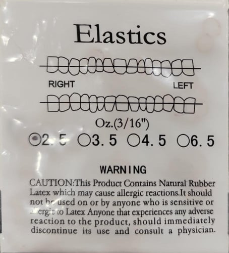 مطاط تقويم الاسنان