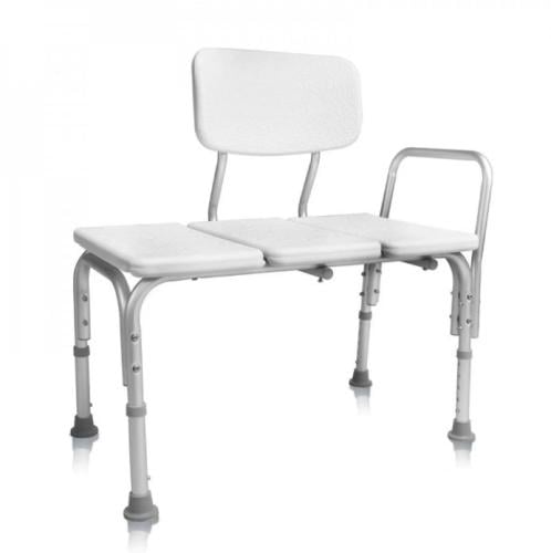 كرسي ترويش الومنيوم خفيف الوزن عريض ابيض GT5003