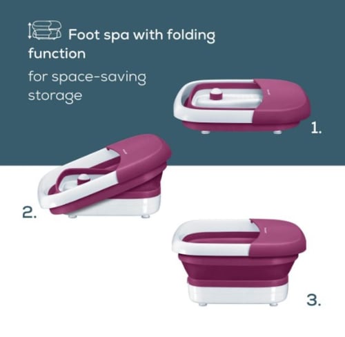 سبا القدم الفقاعي قابل للطي BUBBLE FOOT SPA BEURER...