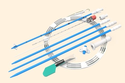 طقم مفاغرة الكلية PCN NEPHROSTOMY PIGTAIL SET